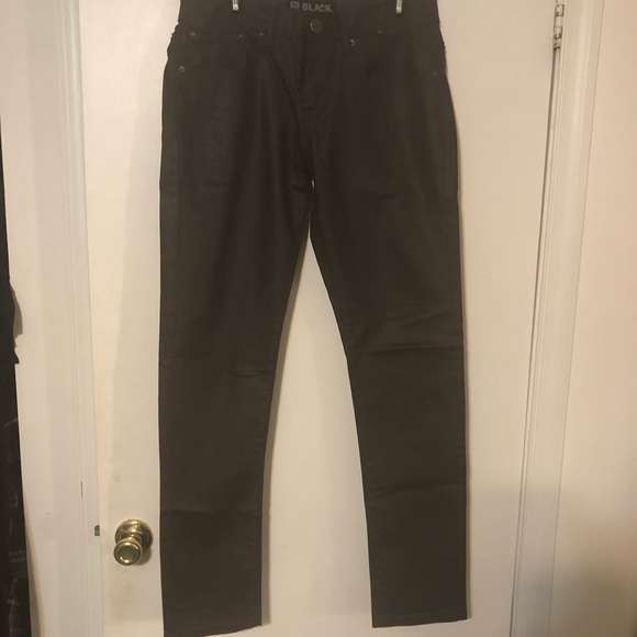 Men’s, Brown, coated pants. - Picture 1 of 9